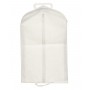 Dress bag 45x75+10cm in PP NW White. Customizable
